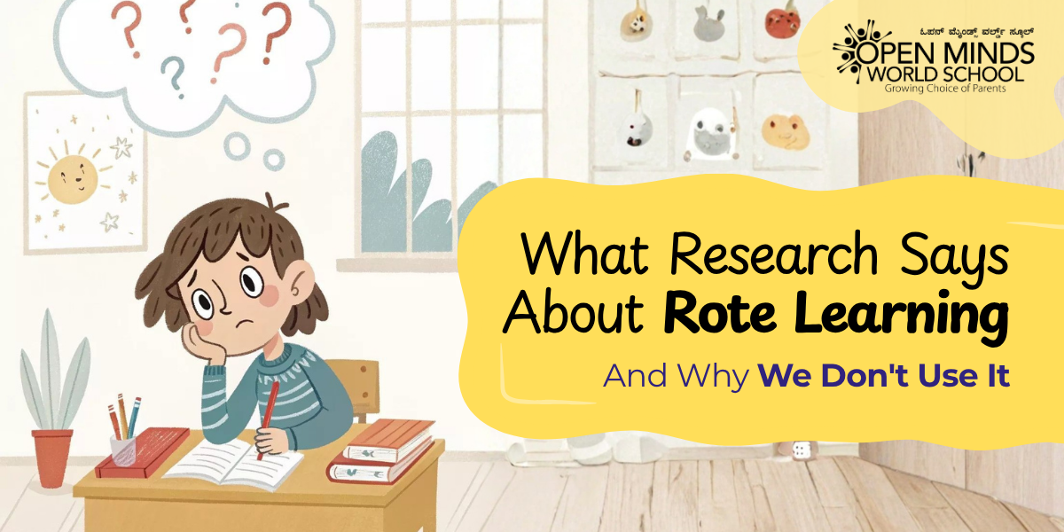 What Research Says About Rote Learning — And Why We Don't Use It
